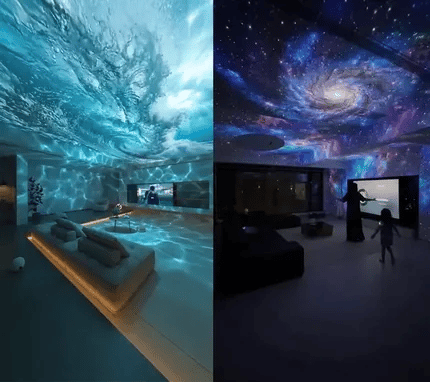PKNEW® 🐉 NEXT-GEN SMART🍇 PROJECTION HD Smart Dynamic 5D Holographic Night Light Projector