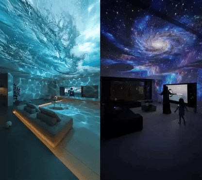 PKNEW® 🐉 NEXT-GEN SMART🍇 PROJECTION HD Smart Dynamic 5D Holographic Night Light Projector
