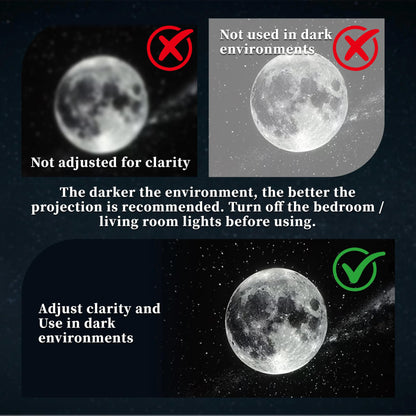 PKNEW® 🍉 360° Galaxy & Ocean Wave Ambient Projector🍀