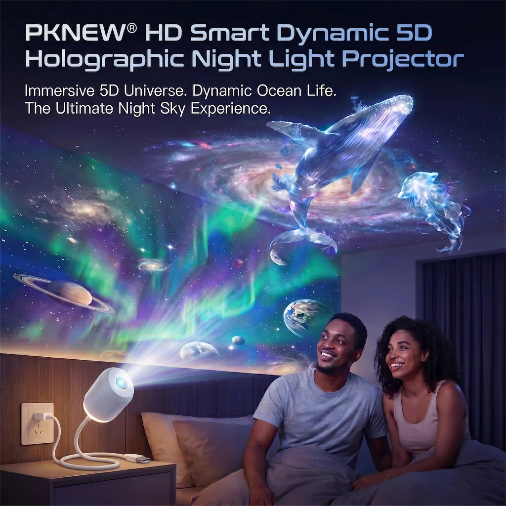 30%off🎁 PKNEW® 🎁 360° Galaxy & Ocean Wave Ambient Projector🎁