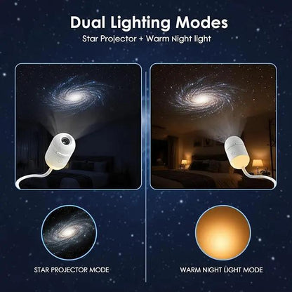PKNEW® 🍉 360° Galaxy & Ocean Wave Ambient Projector🍀